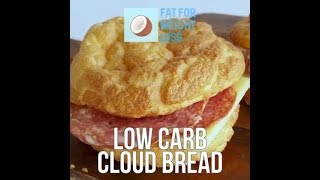 How To Make Low Carb Cloud Bread  Oopsie Bread Rolls  Recipe Video [upl. by Nnyrb]