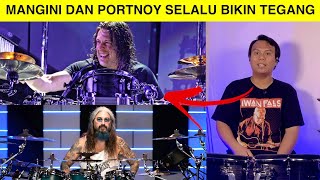 REACTION MIKE PORTNOY DAN MIKE MANGINI  DREAM THEATER DRUMMER [upl. by Salta328]