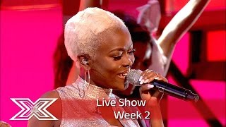 Gifty Louise covers Michael Jackson for Motown Week  Live Shows Week 2  The X Factor UK 2016 [upl. by Dorina]