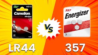 LR44 Battery vs 357 Battery  Battery Performance Comparison Which Battery Is Better [upl. by Sudnac617]