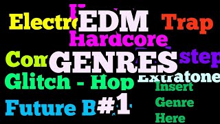 Edm Genres 1 [upl. by Ieluuk]