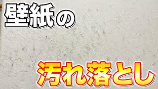 【知って得する】壁紙につた汚れやシミを拭き掃除でキレイにする掃除方法！ [upl. by Yaakov]