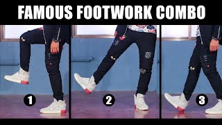 3 Famous Dance Moves  Footwork Tutorial in Hindi  Simple Hip Hop steps for beginners [upl. by Nazario]