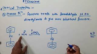 Ferrocene  preparation properties amp aromaticity [upl. by Nilorac10]