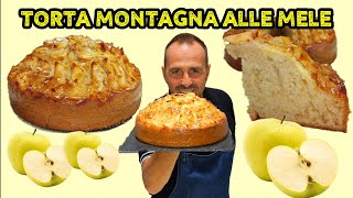 TORTA quotMONTAGNA ALLE MELEquot MORBIDISSIMA RICETTA SPETTACOLARE CON PUREA DI MELE CORSO DI PASTICCERIA [upl. by Attiuqihc]