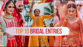 Top 10 Bridal Entry Ideas  Bridal Dance amp Solo [upl. by Belac]