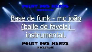 Base de funk mc joão baile de favela instrumental [upl. by Ylatfen]