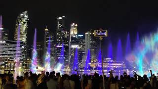 Spectra  A Light amp Water Show Night in Singapore [upl. by Hnirt]