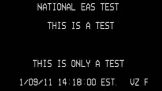 Nationwide Emergency Alert System test 11092011 [upl. by Irisa]