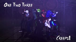 MMD  Creepypasta One Two Three Creep NEWER [upl. by Llertnom]