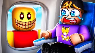 TRAPPED ON HAUNTED AIRPLANE ROBLOX AIRPLANE PROBLEM [upl. by Meek]