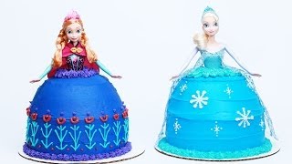 HOW TO MAKE A DISNEY PRINCESS SISTERS CAKE  NERDY NUMMIES [upl. by Cheung]