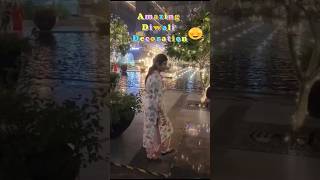 Diwali Decoration 2024 in Gurgaon Mall🔥 travel ytshorts shorts [upl. by Fadden497]