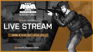 Arma 3 Creator DLC Reaction Forces Play Session Live Stream  quotCashpointquot Scenario [upl. by Eartha]