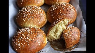 PAINS BURGER MAISON BUNS Tasty Food France [upl. by Amzu271]