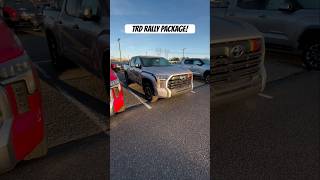 2025 TOYOTA TUNDRA TRD RALLY PACKAGE IS HERE shorts [upl. by Roos]