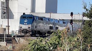 Amtrak 140 California Zephyr Eastbound 20th Street Crossing [upl. by Yhtamit462]