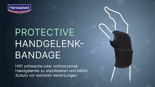 Protective HandgelenkBandage  Hansaplast [upl. by Jelks]