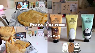 We bare bears pizza calzone recipe • بيتزا كالزون الدببة الثلاثة🍕🍕 [upl. by Anneh]