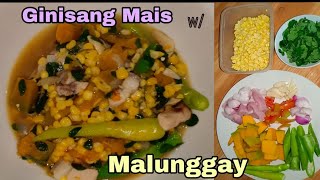 Ginisang Mais with Malunggay  Lutong Pinoy [upl. by Moyra]