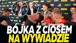 AWANTURA NA BACKSTAGE CLOUT MMA WYWRĂ“CONA KAMERA LIZAK W SZOKU ADRIAN CIOS ZAATAKOWANY [upl. by Walkling]