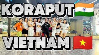 FOREIGNERS🇻🇳 DANCE WITH KORAPUTIA DESIA SONG KOLE KOLE koraputiadhemsa koraputianewdesiasong [upl. by Golda]