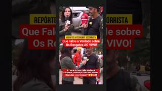 REPÓRTER DA GLOBO DE DESESPERA AO VIVO E INTERROMPE ENTREVISTA enchentes noticias pablomarçal [upl. by Ztirf]