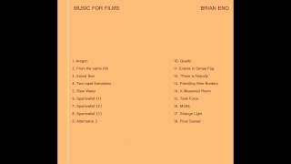 Brian Eno  Music for Films Full Album [upl. by Minna]