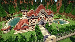 Minecraft Tutoriel  Manoir du XVIII iéme  45 [upl. by Ruperta]