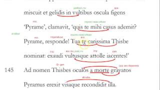 Ovidius Pyramus en Thisbe vers 142146 [upl. by Hephzibah]