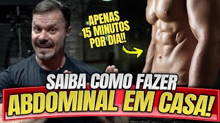 APRENDA A FAZER ABDOMINAL EM CASA SEM ESFORÇO  MASTER CLASS RENATO CARIANI [upl. by Aibar]