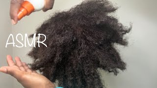 ASMR  Detangling Type 4 Mannequin Matted Hair 🪮 No Talking [upl. by Ame]