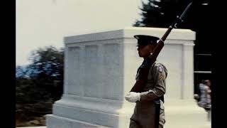 Tomb of The Unknown Soldier 1960  Change of Guard  Arlington National Cemetery  Khaki Uniform [upl. by Mohandis757]