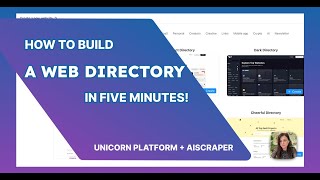 How to build a web directory in five minutes [upl. by Nnahtebazile]