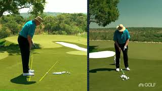 Wedge Week Dave Pelz tips for high soft wedge shots  Golf Channel [upl. by Enialahs]