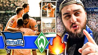 BREMEN IN BERLIN🔥 Hertha BSC  Werder Bremen 24 Highlights amp Tore  29 Spieltag Stadion Vlog [upl. by Pruter633]