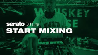 Mixing 101 A beginners guide to mixing with Serato DJ Lite [upl. by Esyned]