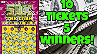 🤑 THIS MIGHT BE THE BEST 10 LOTTERY SCRATCH OFF TICKET IN THE STATE scratchers [upl. by Imat]