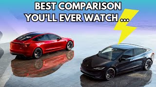 New Tesla Model 3 RWD vs Model 3 Long Range vs Model 3 Performance [upl. by Ardnahc706]