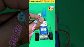 Make Amazing DC Motor Car 🚗🥶 Genius Invention with DC motordcmotorrccarshortsdiy [upl. by Yllod851]