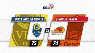 Vevey Riviera Basket vs Lions de Genève  Game Highlights [upl. by Enileqcaj]