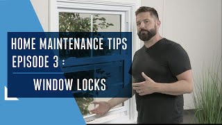 Home Maintenance Series Window Locks [upl. by Narba]