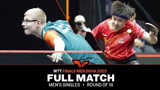 FULL MATCH  WANG Chuqin vs Felix LEBRUN  MS R16  WTTDoha 2023 [upl. by Assener]