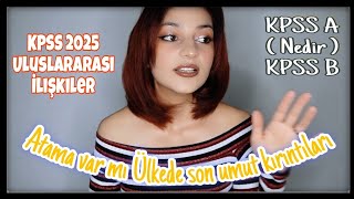 KPSS 2025 BAŞLIYORUZ [upl. by Nawor666]