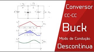 Conversor CCCC Buck  Modo de Condução Descontínua  DCM [upl. by Verlee]