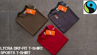 LYCRA DRYFIT TSHIRT  SPORTS TSHIRT [upl. by Renault]