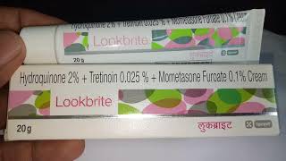 Lookbrite Cream Review in English  How to apply Lookbrite cream [upl. by Nossaj]