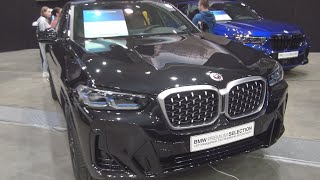 BMW X4 xDrive20d Black Sapphire Metallic Car 2022 Exterior and Interior [upl. by Trebor614]