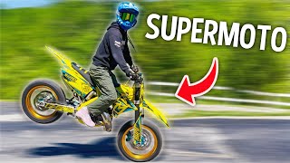 I Made my 2 Stroke Supermoto Street Worthy [upl. by Aropizt]