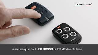 Video istruzioni programmazione Telecomando Prime Top su BFT Mitto [upl. by Madge178]